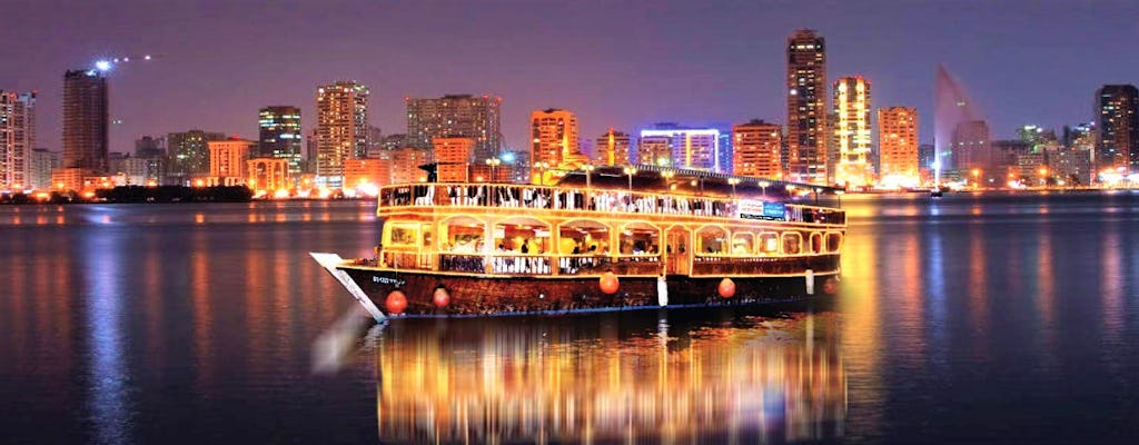 Half-day Dhow Cruise at Dubai Creek with Transfer and Dinner