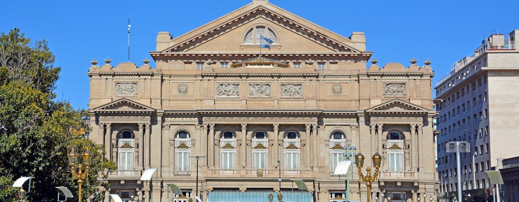 Przejdź wejście linii do Teatro Colón i pieszą wycieczkę w Buenos Aires