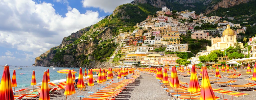 Excursión privada en barco por la Costa Amalfitana desde Positano