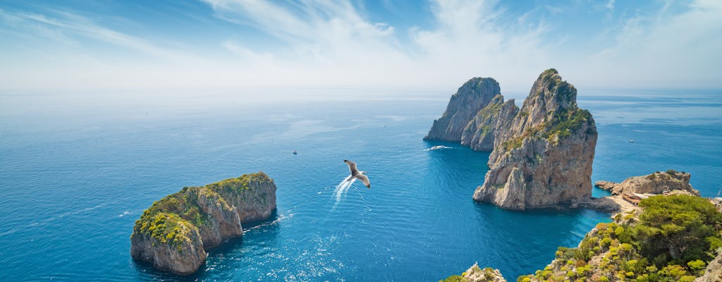 Descubra Capri em uma excursão de barco particular a partir de Sorrento