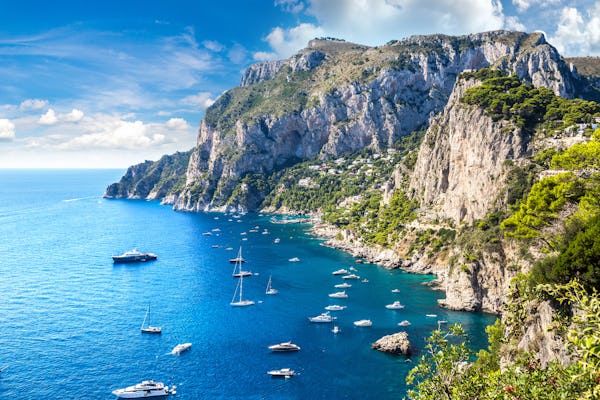 Excursión privada en barco de 6 horas a Capri desde Amalfi