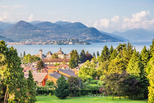 Lake Maggiore and Borromean Islands from Stresa