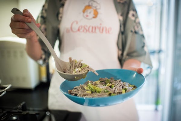 Lekcje gotowania i degustacja w domu Cesariny w Mediolanie