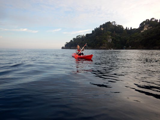 Portofino sunset kayak and wine tour