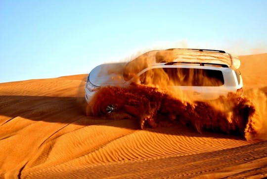 Dubai desert adventure with buggy, dune bashing and camel ride