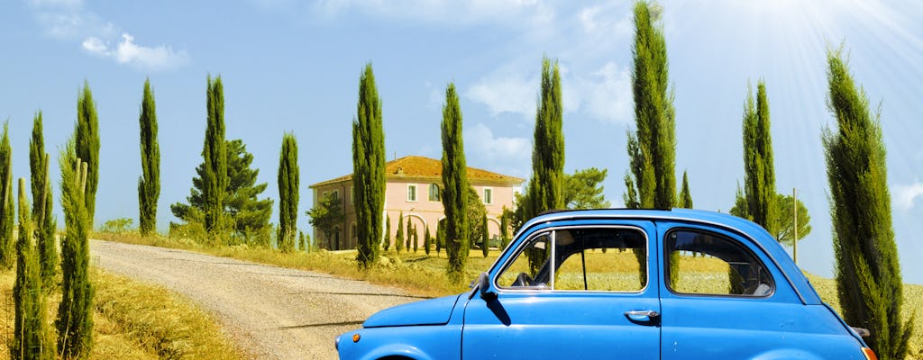 Fiat 500 vintage tour discovering Florence