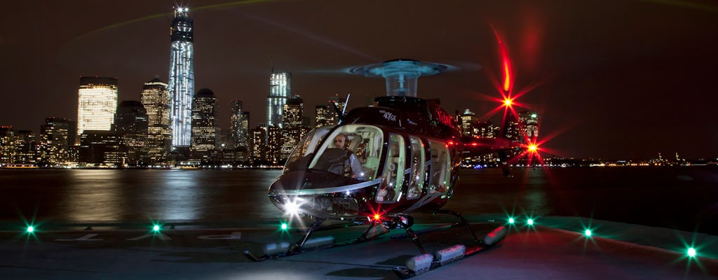 NYC city lights 30-minute helicopter ride from New Jersey