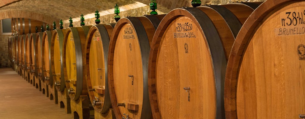 Visite du vin Brunello au départ de Florence