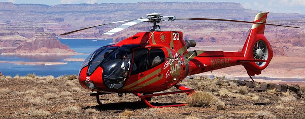 Horseshoe Bend-Flugtour mit exklusiver Landung am Tower Butte ab Page