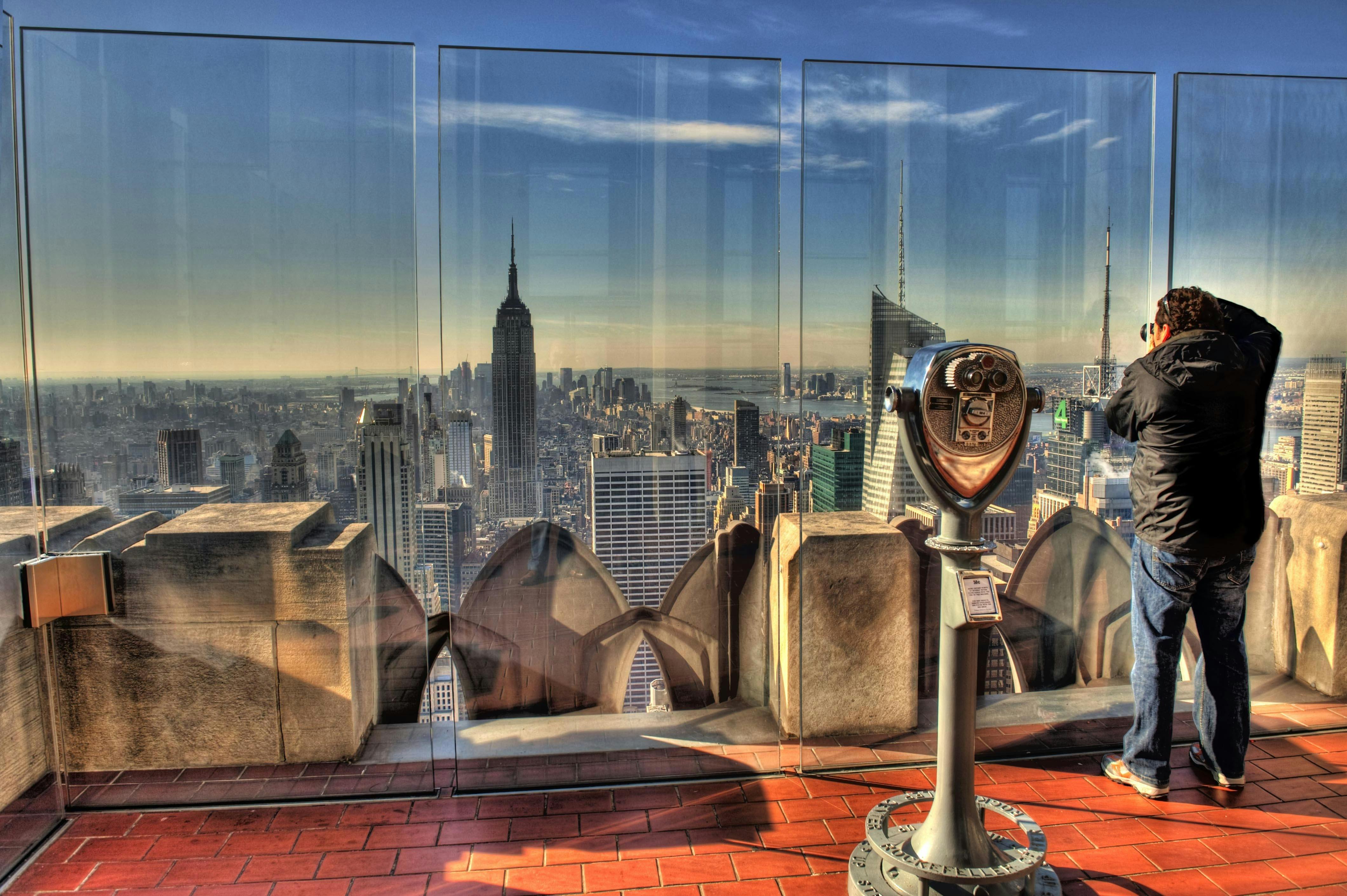 Top of the Rock, Rockefeller Center, NYC., Observatório de …