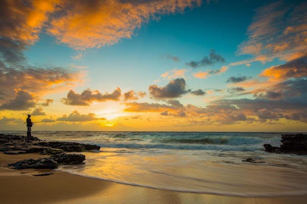 Recorrido fotográfico al amanecer en la isla Circle de Hawaii