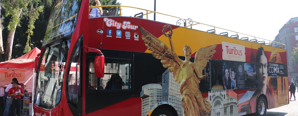 Tour Turibus en autobús con paradas libres por la Ciudad de México