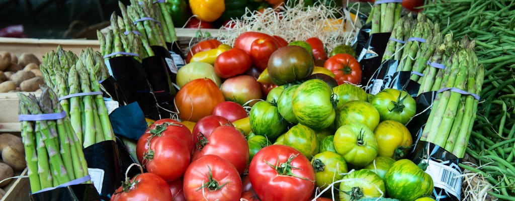 Visita ao antigo mercado de Florença e aula de culinária com almoço