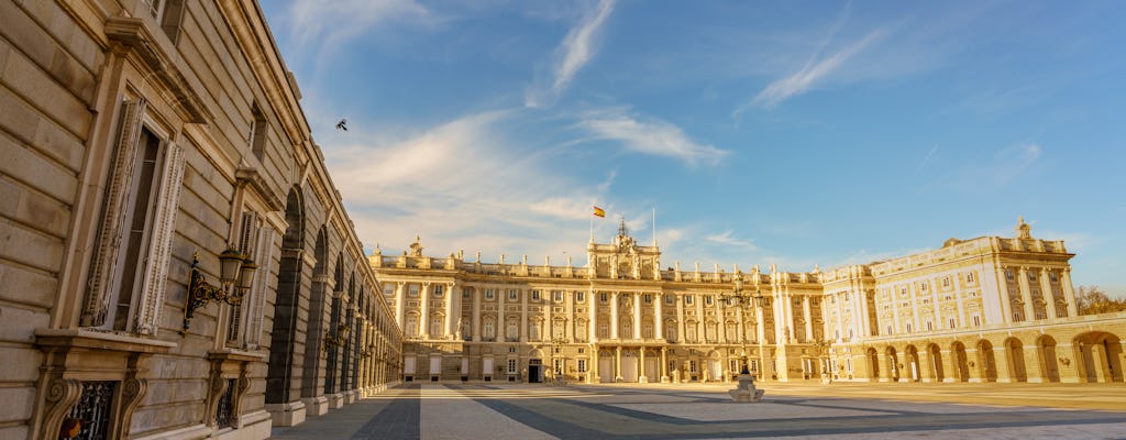 Koninklijk paleis van Madrid en stadspark El Retiro-park rondleiding met gids en  fast track entree