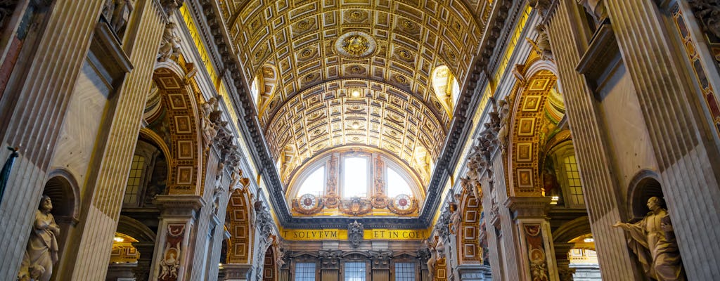 Tour autoguidato della Basilica di San Pietro con ingresso prioritario e guida della città di Roma Vox