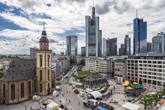 Openbare wandeltocht door Frankfurt