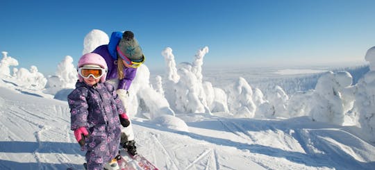 Laskettelupäivä Levillä