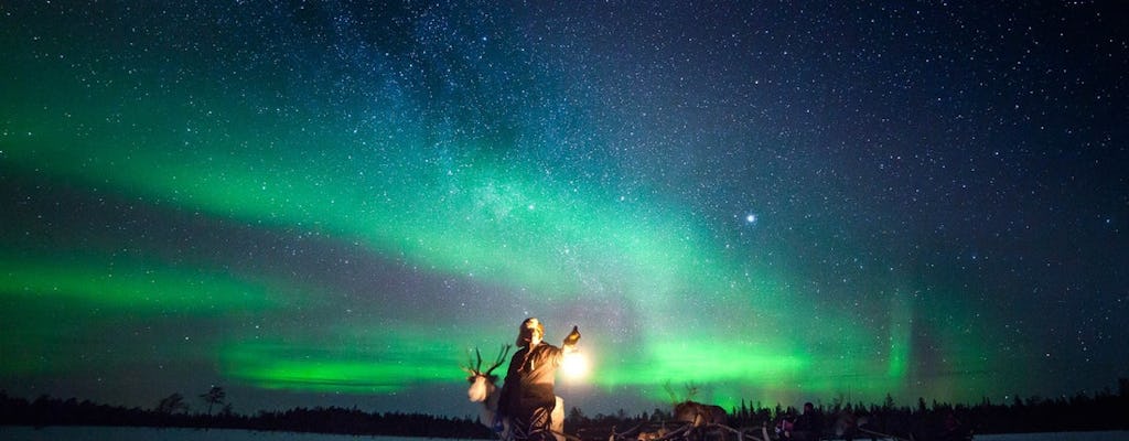Reindeer Sami experience and northern lights