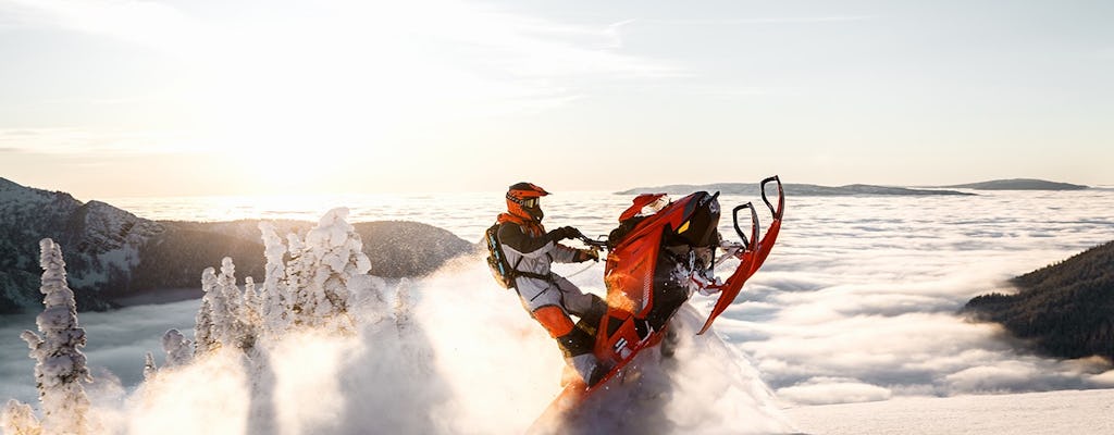 Snowmobile safari in Lapland