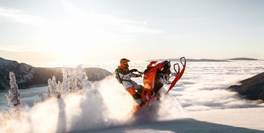 Snowmobile safari in Lapland