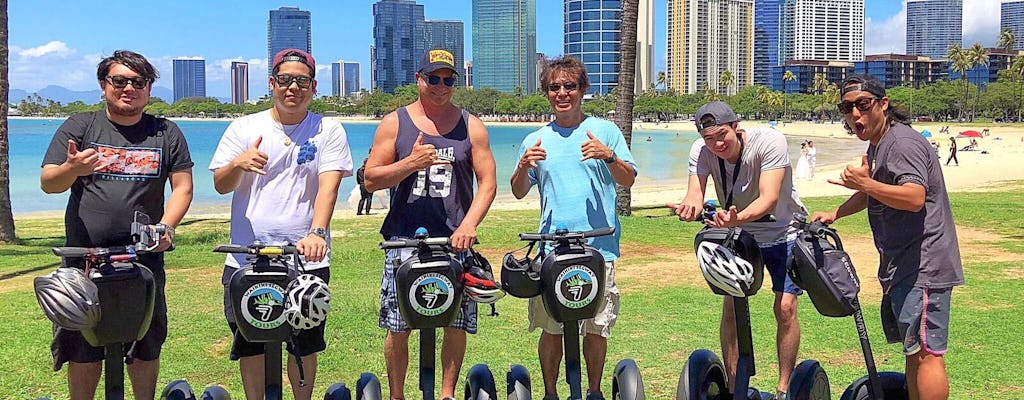 Magic island self-balancing scooter experience from Waikiki