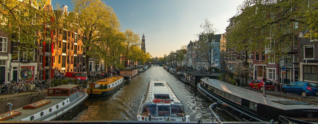 Passeio a pé e cruzeiro pelos canais de Amsterdã