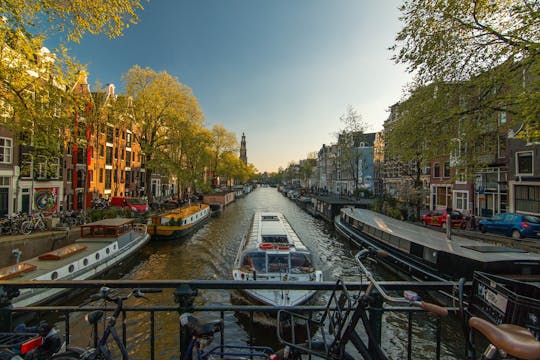 Amsterdam walking tour and canal cruise