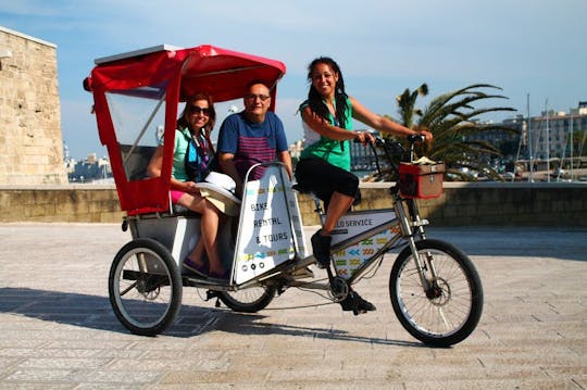 Tour de comida callejera y rickshaw de Bari