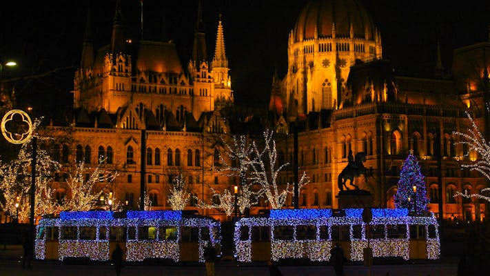 Tour del mercatino di Natale di Budapest con visita alla basilica e degustazione di vini