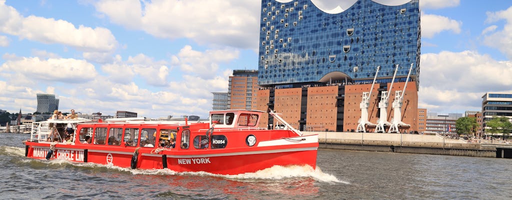 90-minute harbor tour in German and English with possible hop-on, hop-off