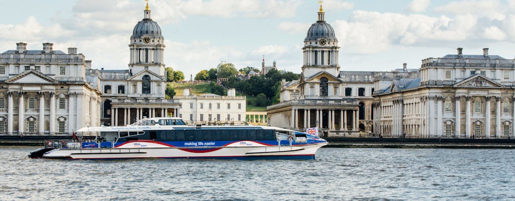 Londens busrit van een halve dag met Thames boottocht