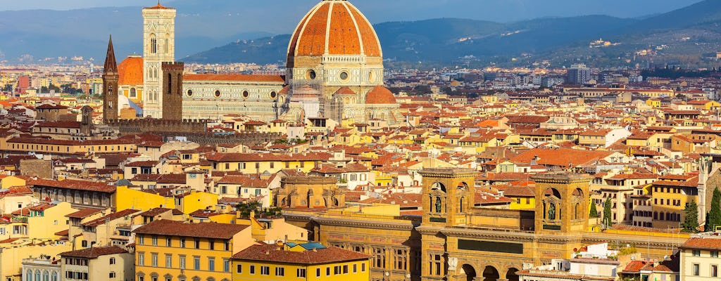 Ruta por la ciudad de Florencia en bus de City Sightseeing con tren de alta velocidad desde Roma