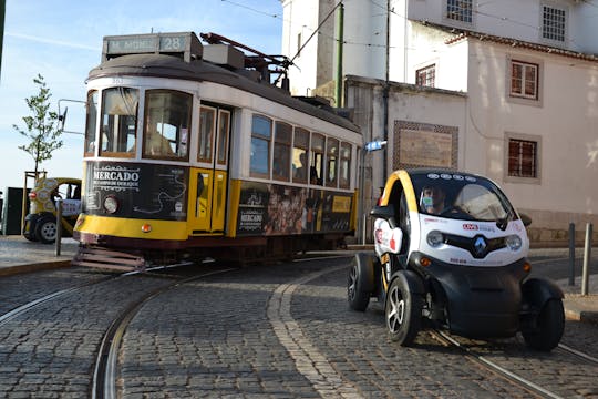 Ukryta wycieczka po Lizbonie samochodem elektrycznym z audioprzewodnikiem GPS