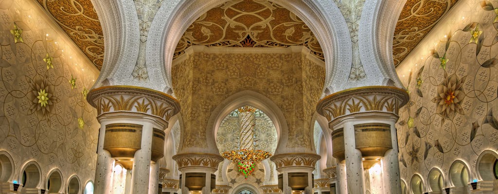 Tour di mezza giornata della Abu Dhabi Sheikh Zayed Mosque da Dubai