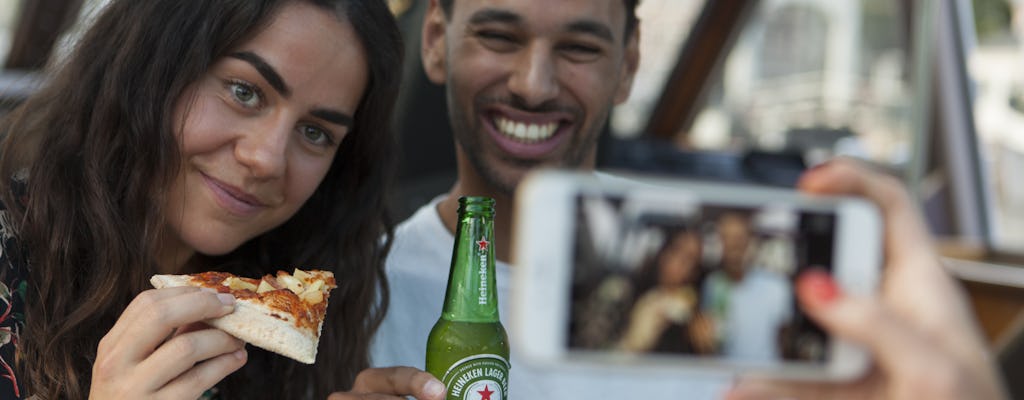 Heineken Experience Eintrittskarten und Grachtenfahrt mit Pizza