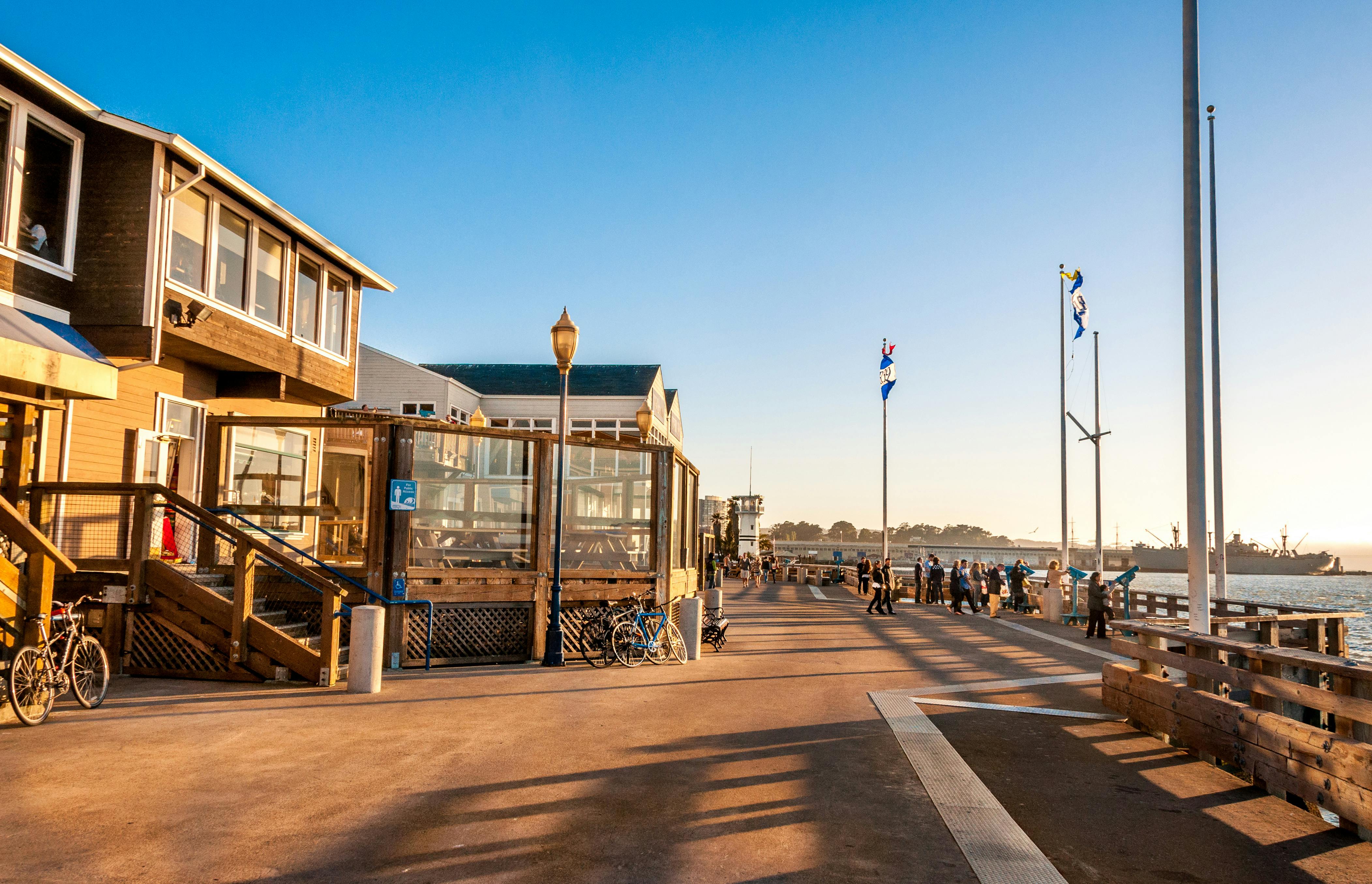 A Morning at Fisherman's Wharf and Pier 39 in San Francisco, USA