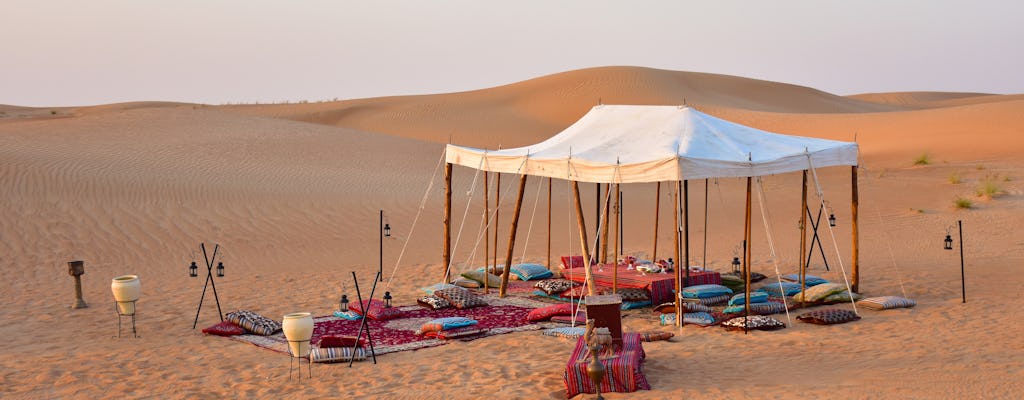 Safari privato nel deserto di Dubai con champagne