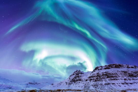 Tour da aurora boreal na Islândia
