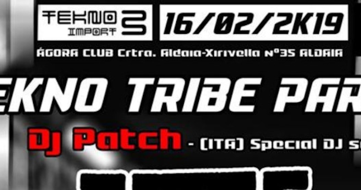 Tekno Import 03 Dj Patch Bunkhertz Tekno Tribe Party Musement Tekno Import 03 Dj Patch Bunkhertz Tekno Tribe Party Musement