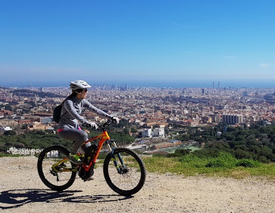 Electric mountain bike panoramic tour