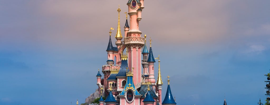 Bilet jednodniowy do 2 parków rozrywki Disneyland® Paris z transportem z Paryża