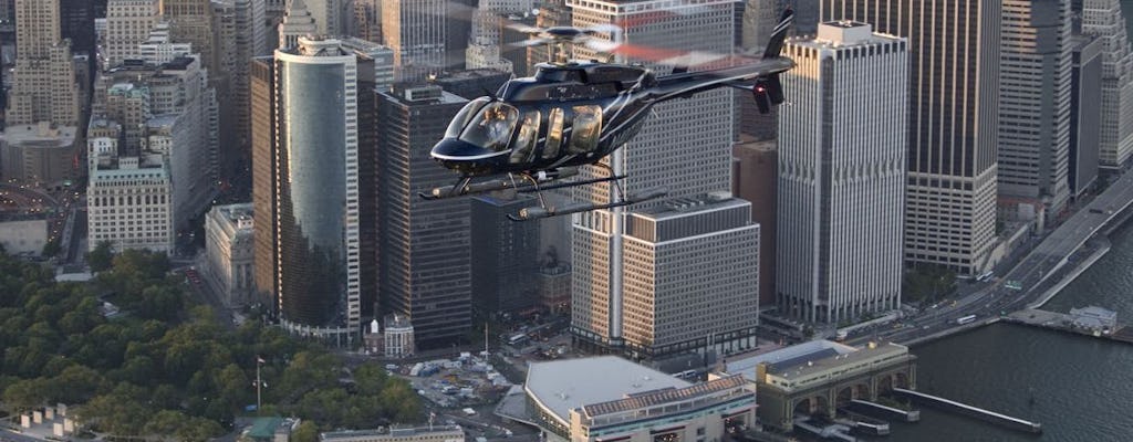 De Deluxe Tour helikoptervlucht boven NYC