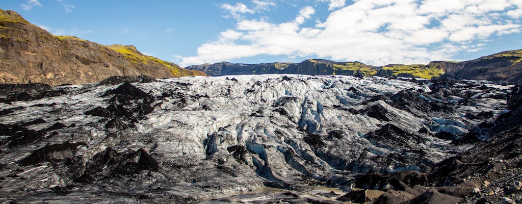 Petit groupe de la côte sud: glacier, cascades et plages noires