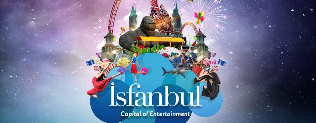 Bilhete de admissão para o parque temático de Istambul