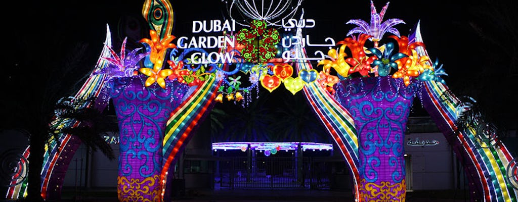 Resplandor del jardín de Dubái