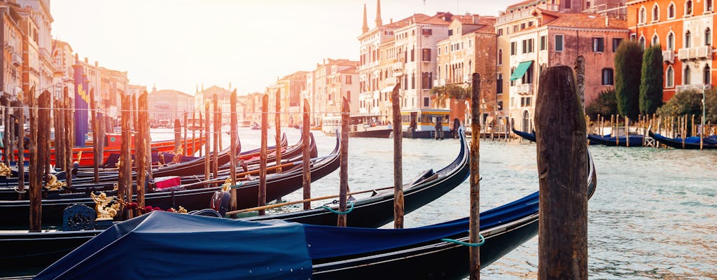 Visite à pied de Venise et promenade en gondole