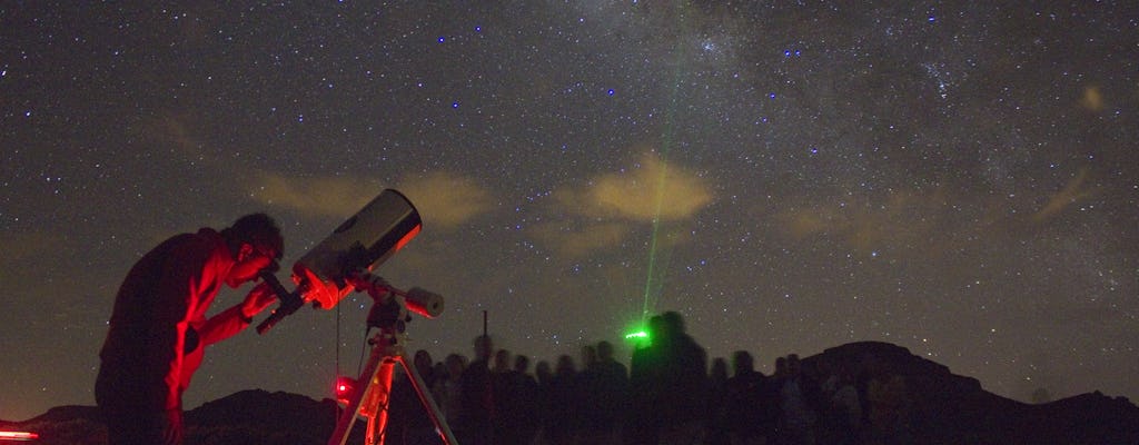 O universo em suas mãos: observação astronômica do parque nacional de Teide