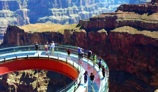 Tour en hélicoptère Skywalk Odyssey au-dessus du Grand Canyon au départ de Las Vegas
