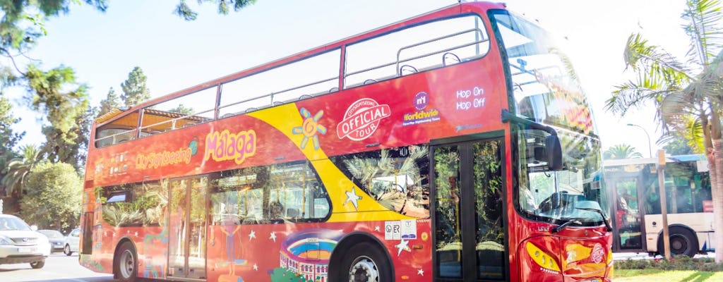 Tour in autobus hop-on hop-off City Sightseeing di Malaga con Museo interattivo della musica (MIMMA)