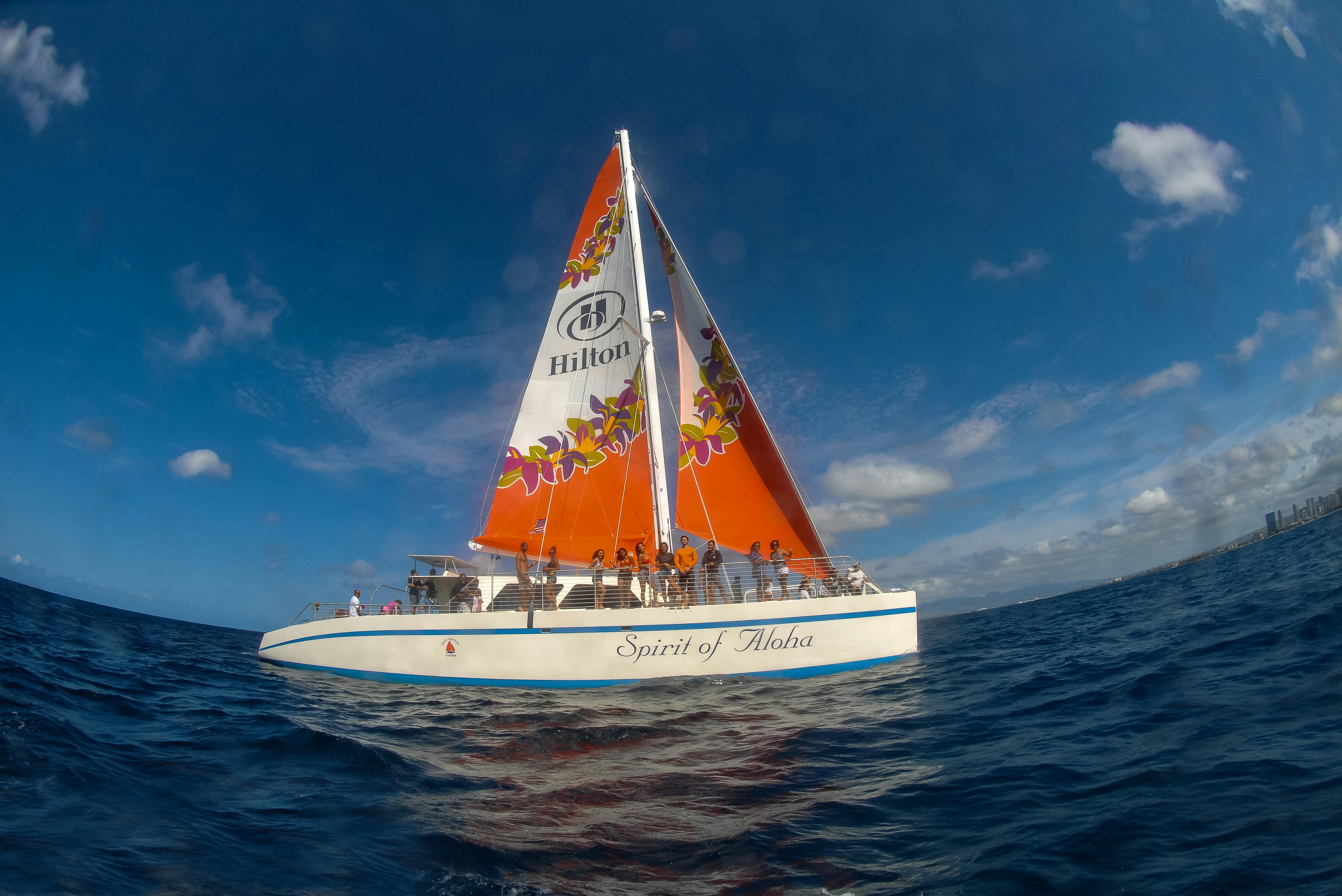 Excursion en catamaran à Hawaii et plongée en apnée